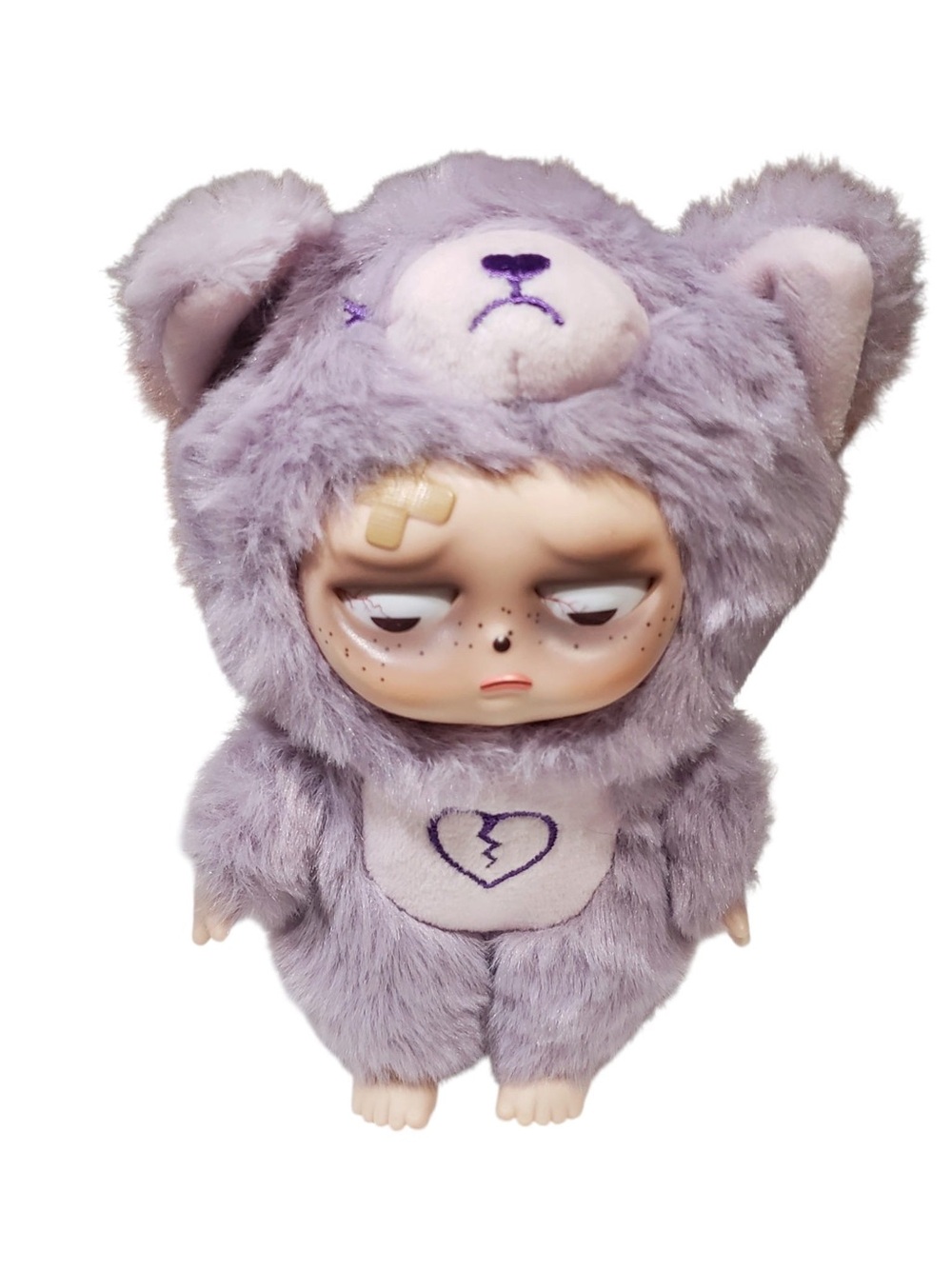 Grumpipi Sleepless Lavender Plush Bear Costume Doll for Kids